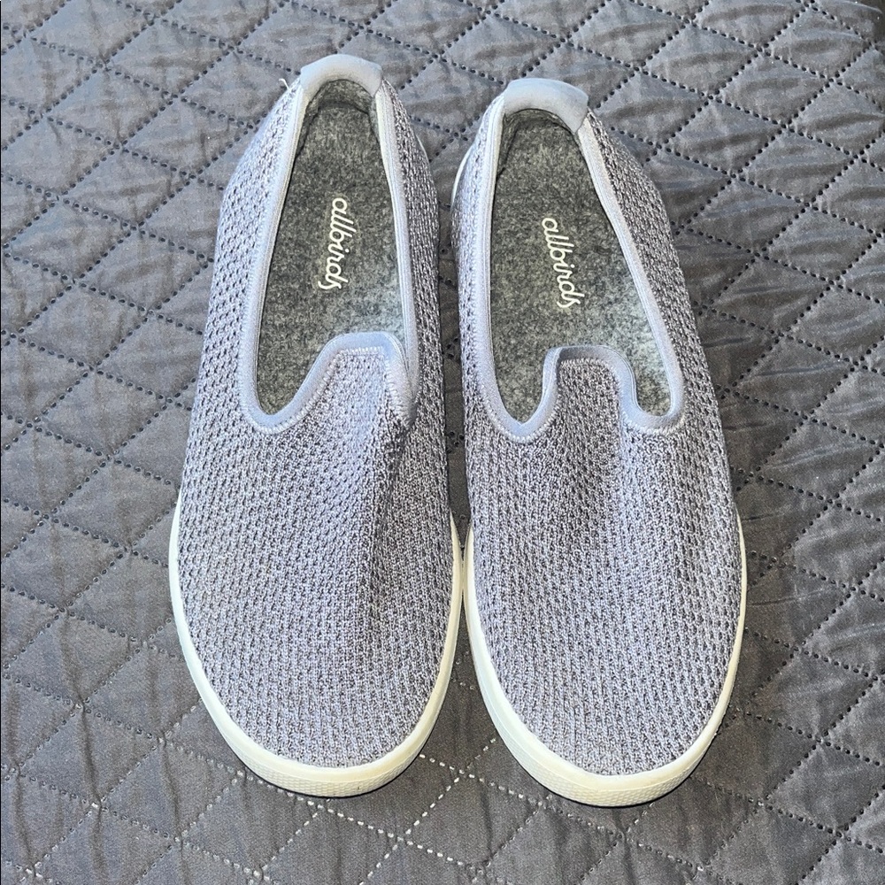 Allbirds Light Gray Knit Slip-Ons